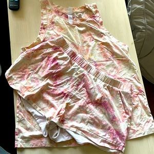 Pajama tank and shorts set